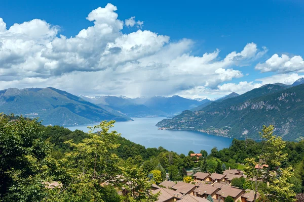 Jezero Como view (Itálie) — Stock fotografie