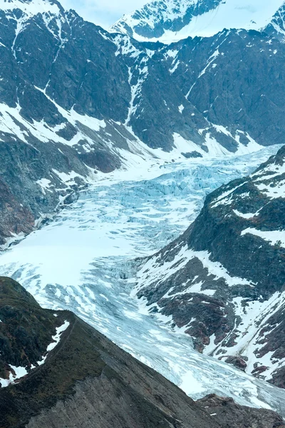 Vista su Kaunertal Gletscher (Austria ) — Foto Stock