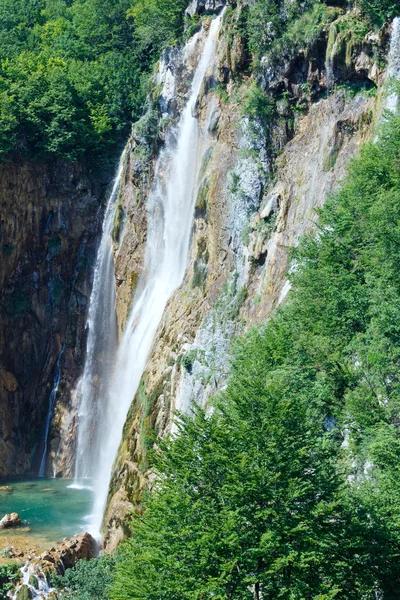 Parque Nacional dos Lagos de Plitvice (Croácia ) — Fotografia de Stock