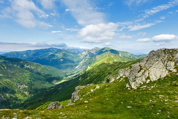 Letní tatra mountain, Polsko — Stock fotografie