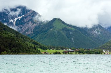Achensee yaz peyzaj (Avusturya).