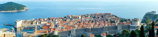 Dubrovnik Panorama da cidade velha (Croácia ) — Fotografia de Stock