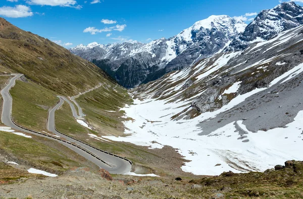 Summer Stelvio pass (Italia) ) —  Fotos de Stock