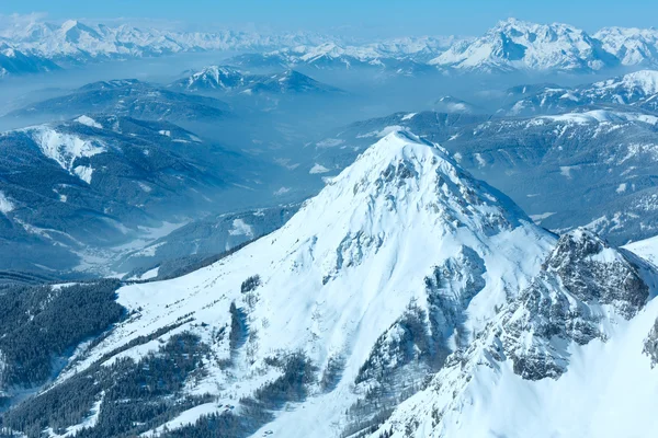 Hiver massif montagneux de Dachstein — Photo