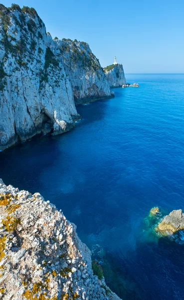 Cabo rocoso de la isla de Lefkas (Grecia ) —  Fotos de Stock