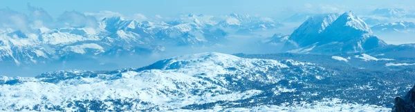 Inverno Dachstein panorama del massiccio montano — Foto Stock