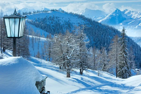 Inverno maciço montanha Dachstein — Fotografia de Stock