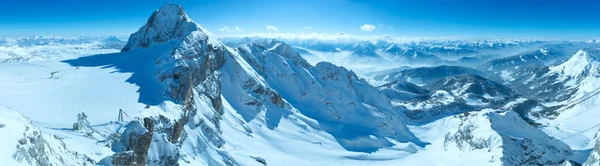 Winter Dachstein mountain massif panorama — Stock Photo, Image