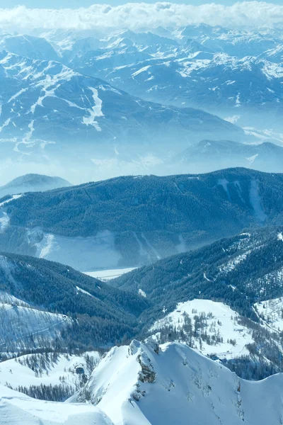 Massiccio montano del Dachstein invernale — Foto Stock