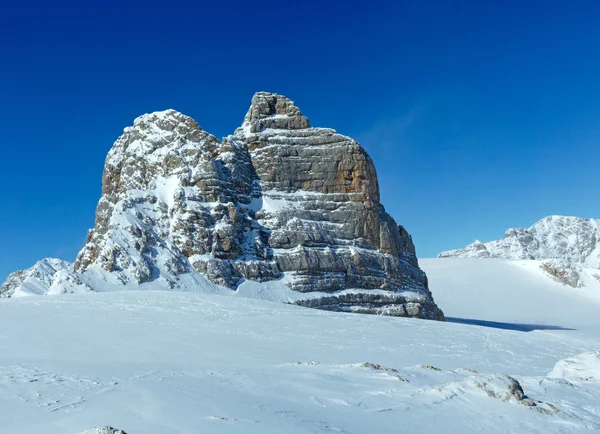 Winter Dachstein mountain massif — Stock Photo, Image