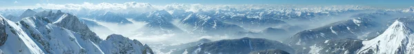Inverno Dachstein montanha maciço panorama . — Fotografia de Stock