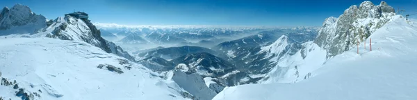 Winter Dachstein mountain massif panorama. — Stock Photo, Image