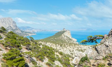 novyj svit yaz görünümü (Kırım, Ukrayna sahil şeridi)