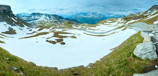 Alpen zomer panorama — Stockfoto