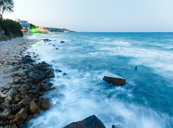 Natt sommar kusten (Bulgarien). — Stockfoto