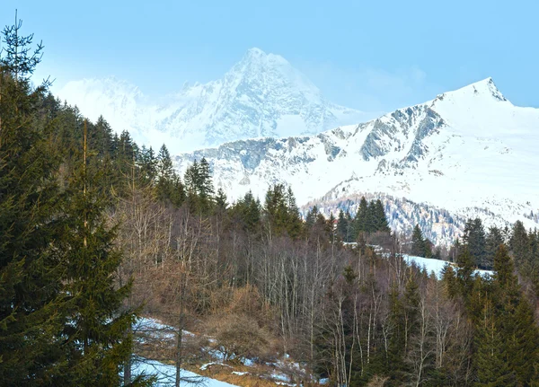 Paisaje de montaña de invierno (Austria ). — Foto de Stock