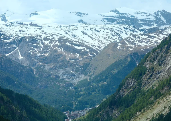 Alperna sommarfjäll — Stockfoto