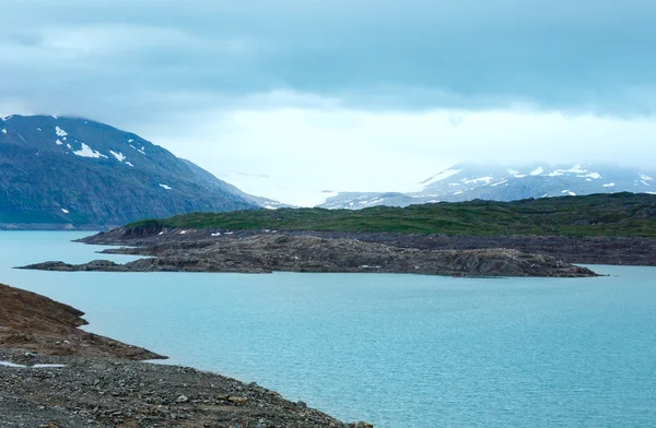 Water reservoir Storglomvatnet (Meloy, Norge) — Stockfoto