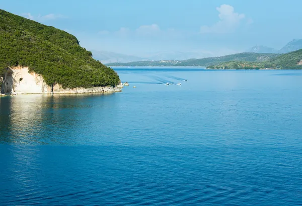 Lefkada coast summer landscape (Greece) — Stock Photo, Image