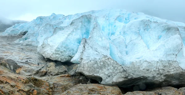 Vue sur le glacier Svartisen (Norvège ) — Photo