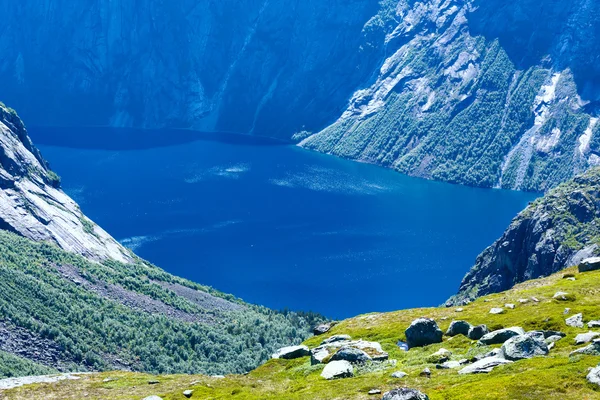 Ringedalsvatnet lake (Norge) — Stockfoto