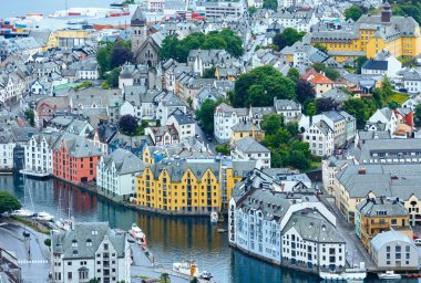 Alesund town (Norveç)