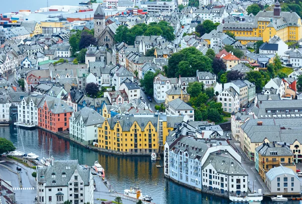 Alesund cidade (Noruega ) — Fotografia de Stock