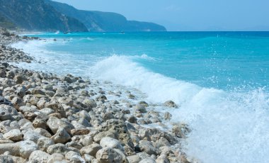 Lefkada sahil summer beach (Yunanistan)