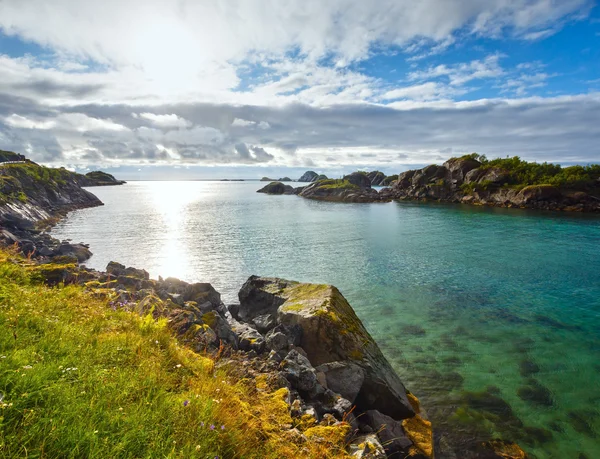 Sea summer view (Norway, Lofoten). — Stock Photo, Image