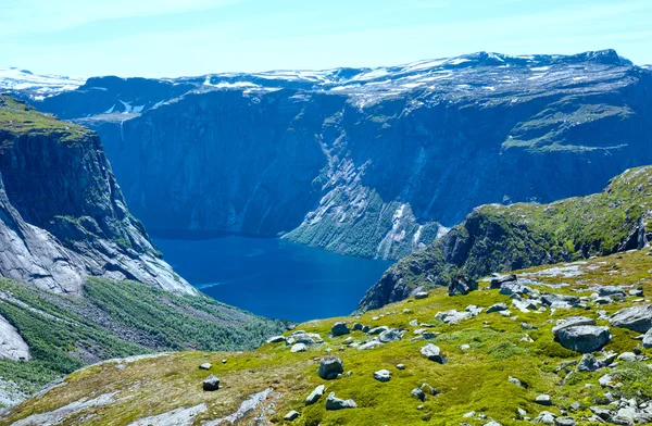 Ringedalsvatnet jezero (Norsko) — Stock fotografie