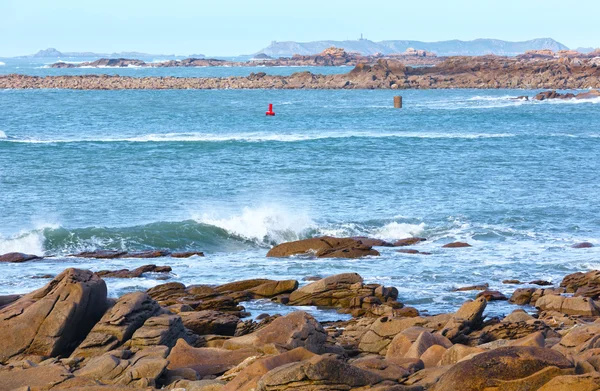 Roze Granietkust (Bretagne, Frankrijk) — Stockfoto