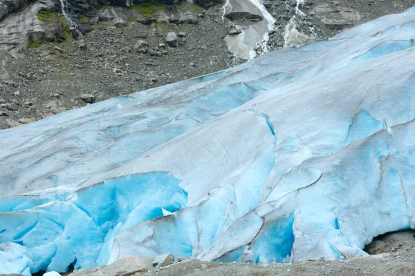 查看 nigardsbreen 冰川 （挪威) — 图库照片