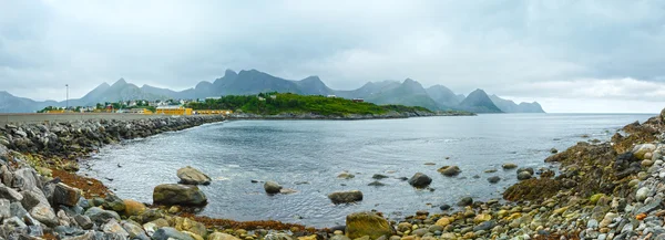 Verano Senja coast panorama (Noruega ). — Foto de Stock