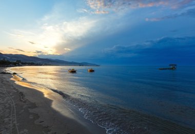 Sunset Beach (alykes, zakynthos, Yunanistan)