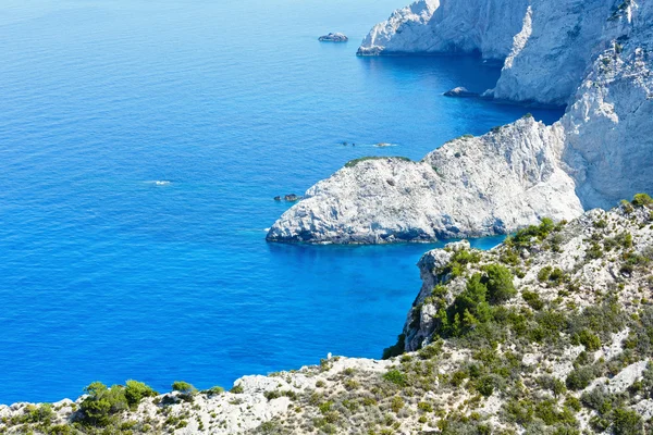夏日海岸线风景 （扎金索斯，希腊) — 图库照片
