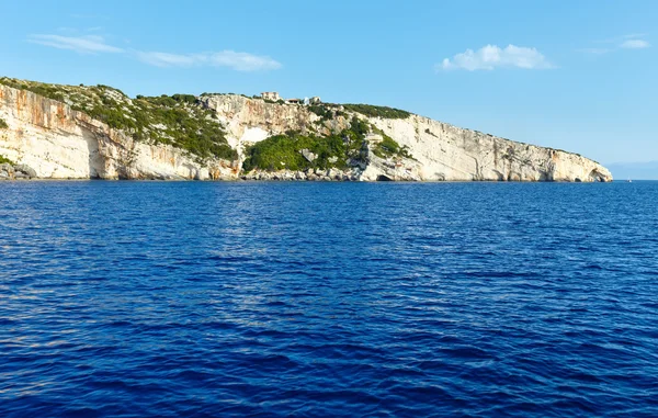 Cuevas azules en Zakynthos (Grecia) ) — Foto de Stock