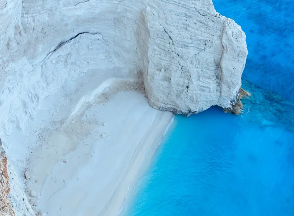 Strand met wit zand (zakynthos, Griekenland) — Stockfoto