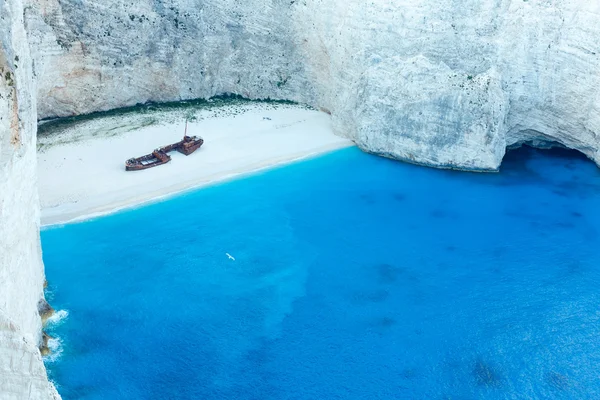 Navagio strand (zakynthos, Griekenland) — Stockfoto