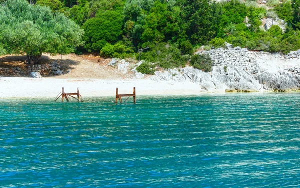 Verano Cefalonia vista costa (Grecia ) —  Fotos de Stock