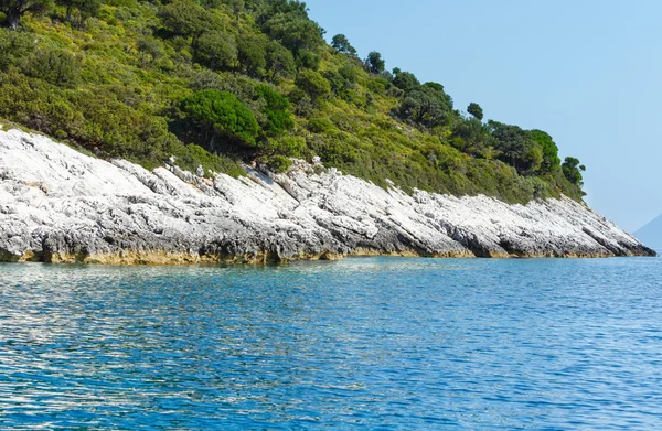 Estate Cefalonia vista sulla costa (Grecia ) — Foto Stock