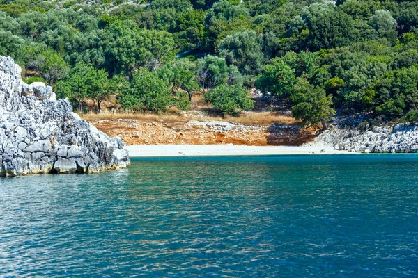 Verano Cefalonia vista costa (Grecia ) — Foto de Stock