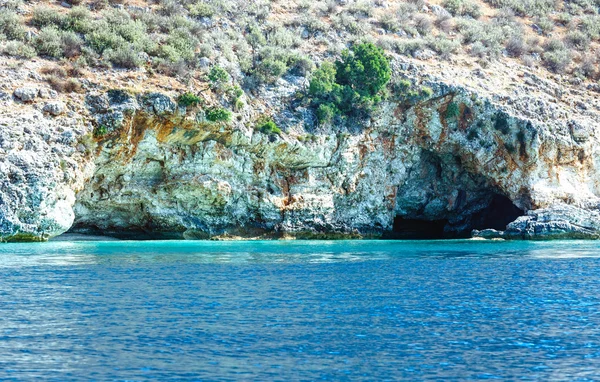 Estate Cefalonia vista sulla costa (Grecia ) — Foto Stock