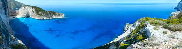 navagio plaj panorama (zakynthos, Yunanistan)