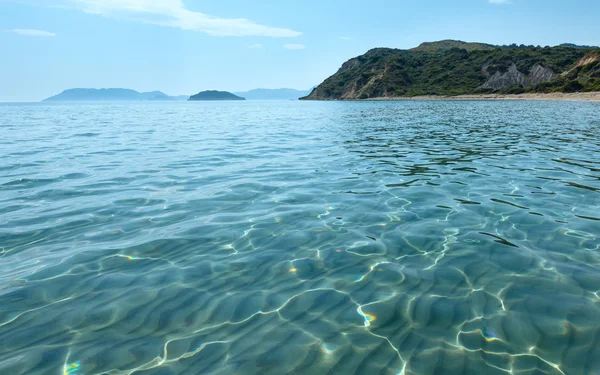 Widok z plaży gerakas (zakynthos, Grecja) — Zdjęcie stockowe