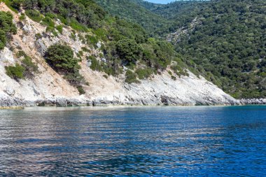 Yaz kefalonia sahil görünümü (Yunanistan)