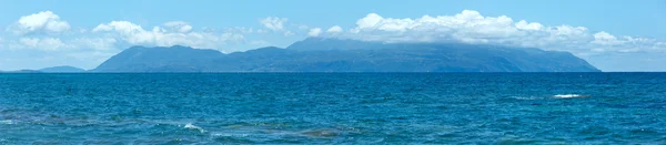 Summer sea panorama (Greece, Lefkada). — Stock Photo, Image