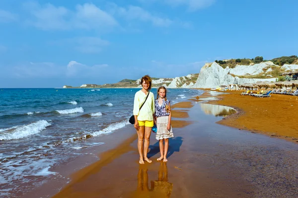 Xi beach morning view (Griechenland, kefalonia). — Stockfoto
