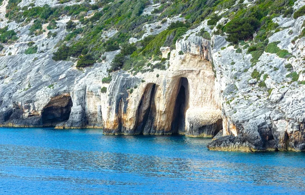 Cuevas azules en Zakynthos (Grecia) ) —  Fotos de Stock