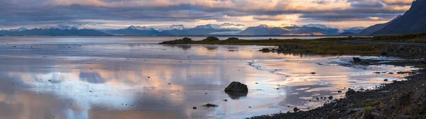 Sonnenaufgang Kap Stokksnes Island Erstaunliche Naturlandschaft Beliebtes Reiseziel — Stockfoto