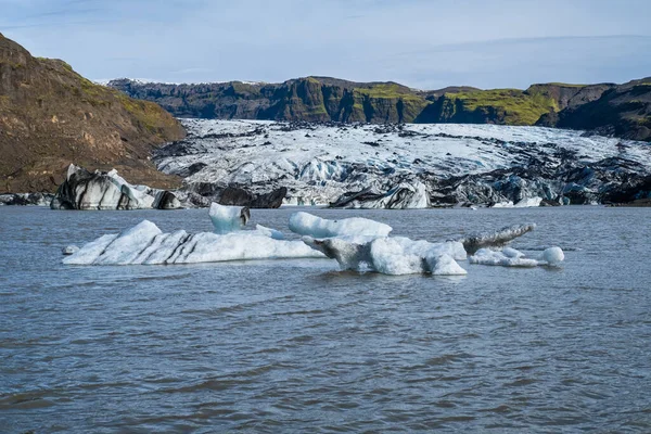 아이슬란드 레이니피라 해변에 현무암 기둥들이 세워져 레이니 기슭에 자리잡고 — 스톡 사진